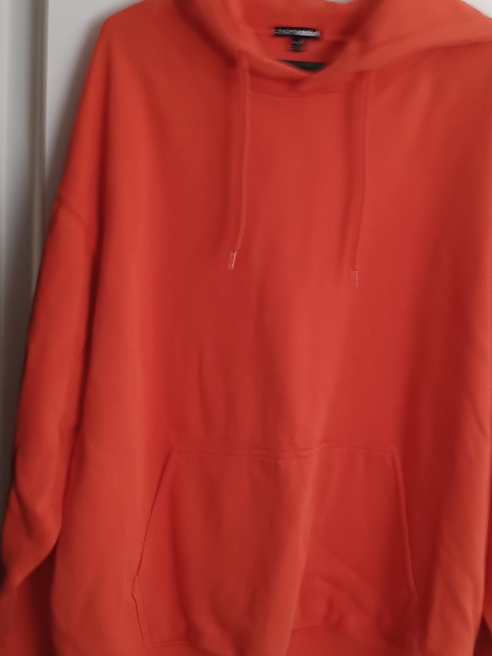 Fashion Nova Orange Hoodie Sweatshirt